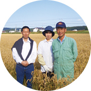 農家さんと代表 鈴木賢司